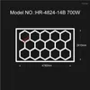 Garage Hexagrid Led Light 110V-240V For Auto Detailing Honeycomb Hexagon Ceiling Lamp Car Wash Beauty Station 4.8X2.4M 3X6M