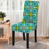 Крышка стулья европейская цветочная съемная обложка с высокой спинкой анти-сухого защитника домашних игр.