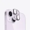 Casas de protetor de lentes de câmera de luxo Casas de capa de metal anel de costas Case de filme de vidro temperado para Apple iPhone 14 Plus Pro Max Cell Tela Protetores