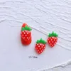 Tırnak Sanat Dekorasyonları 10 PCS Takım Çilek Ananas Reçine Reçine Meyve Şeklinde Taşlar Kawaii Slime Takı İçin