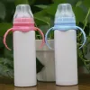 Sublimation 8oz Sippy Cup Baby Flasche Straight Bumbler Edelstahl Kids Cup Doppelwand -Reisebecher A0224
