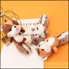 Novelty Items Wholesale Creative Nut Squirrel Plush Toys Big Tail Doll Hine Schoolbag Pendant Car Key Chain Drop Delivery Home Garden Otxtd