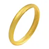 Braccialetto semplice gioielli in lega liscia oro argento colore buddista cuore Sutra bracciali braccialetti per donne a cerchio singolo presenti