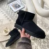 2022 Ultra Mini Platform Boot Designer Winit Winter Australia Boots Snow Boots Bottom Leather Real Real Warm Warm Warm with Fur Size 35-4
