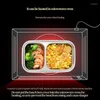 Dijkartikelen sets lunchbox roestvrijstalen opslagcontainer dubbele laag kinderen Bento microwaveable maaltijdvoorbereidingscontainers