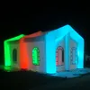 Tente gonflable de fête en plein air avec des lumières LED Grands aériens Air Marquee Gazebo pour un événement commercial Exposition mariage