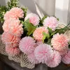 Fleurs décoratives 3/5 Pcs 29cm Soie Pissenlit Fleur Artificielle Bouquet Boule Faux DIY Flwers Mariage Maison Fête Décoration De Table