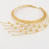 Orecchini di collana set di gioielli placcati in oro 18k per donne 2022 design brasiliano italiano costoso matrimonio Dubai bijoux femme