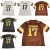 Custom Josh Allen College Football Jersey Men's All Ed White Black Brown tout nom de nom