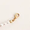 Корейская шикарная золотая цветовая цепь простые повседневные белые подвесные ожерелье для женского коже, женское кофевое вечеринка свадебные украшения