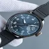 Factory Luxury Wristwatches IW502003 Automatic Mechanical Mens Watch Watches 47mm brand pilot wristwatches blue Dial252H