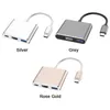 In 1 USB C Hub HD 4K 30Hz Aluminum Alloy Universal PD Charging Port Adapter High Speed Splitter Accessories For Laptop PC