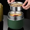 Dinnerware Sets Portable Thermal Cup Pot Container Stuffy Porridge Artifact Insulated Lunch Box Insulation Barrel Stew