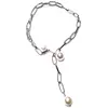 Chaînes Design De Mode Simple Pendentif Collier Pour Femmes Ras Du Cou Bracelets Collier En Métal Lady Fille Bijoux