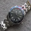 Top quality Men's Wristwatch Sapphire Mens Gents Watch Blue Wave Dial 2541 80 00 Automatic Movement Mechanical Basel dive wat251p