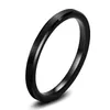 4/6/8/mm de tungsteno negro anillo de carburo hombres cepillados en color de plata anillos de compromiso para mujeres para joyas masculinas