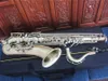 Hoogwaardige tenorsax antieke afwerking Saxofoon Sax Shell Key Carve Patroon Woodwind -instrument met Case Andere Aeccessaries