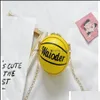 Other Home Decor Childrens Bags Style Cute Basketball Small Round Bag Boys And Girls Fashion Out One Shoder Messenger Coin Drop Deli Otgwb