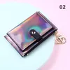 Portefeuilles Laser Femmes PVC Zipper Coin Wallet Purse Mini Small Bag Fashion Money Holder