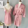 Женская одежда для сна JXGARB Прибытие 2023 весна лето Женское ледяное шелковое платье для одежды пижамы модны