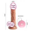 Sex Toy Dildo symulowane penis żeńskie urządzenie masturbacji ogrzewanie wibrator zabawki seksu