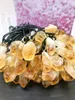 Natural Irregular Rough Raw Yellow Stone Necklaces Healing Crystal Gemstone Pendant Necklace Women Jewelry