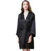 Women's Sleepwear 2022 The Latest Fashion In Europe And United States Selling Pajamas Increase Silk Like Nightgown Women's Sum