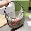 Hobo Unterarm Halbmondtaschen Shopping Schulter Damen Handtaschen Vintage Tasche Reißverschluss Wasserdichte Handtasche Geldbörse Farbige Zeichnung oder Muster Verstellbare Träger