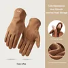 Gants de cyclisme en daim hivern