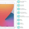 iPad 9 için 10.2 inç Temperli Cam Yeni iPad 9. Nesil 10.2 Ekran Koruyucu HD 9H Koruyucu Film