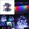 LED modülleri 50pcs/lot DC5V 12V FL Renk WS2811 Pixel Modu SMD RGB Dekorasyon için Dijital Işık Noel Ağacı Işıkları Mod DH94K