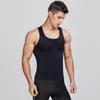 Men's Body Shapers Mens Posture Corrector T Shirt Tight Chest Shaper For Male Waist Belt Belly Stomach Control Shapewear Vest Tops