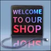 Led Modules Fl Color 64X64 Pixel Wifi Programmable Rgb Flexible Waterproof Mode Matrix Signage Panel For Diy Tshirt Backpack Modes D Dhmi3