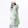 スキージャケットを走っているリバーブランドのフード付き女性スキージャケット高品質のプロスポーツ衣料品女性屋外ジャケット2453