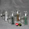 Honingraat glas ascatcher waterpoelige bong 14 mm gewricht grootte glazen waterpijp percolator mini -olie rigkwarts banger