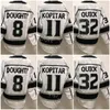 Mężczyźni puste hokej na lodzie 32 Jonathan Quick Jerseys Reverse Retro 22 Kevin Fiala 99 Wayne Gretzky 8 Drew Doughty 11 Anze Kopitar Team Black White Purple All Sched Sport