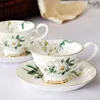 Set da tè e caffè Set da tè in porcellana britannica in stile europeo Abito in ceramica Tazza Pomeriggio Nero Creativo
