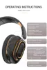 H7 Wireless Headphone Bluetooth Earphones Deep Bass Headset Hifi Sound Foldable Over Ear Helmet for Music &Sport Lover