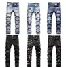 2022 Heren Jeans Ripped Skinny Stretch Biker Denim Slim Fit Hip Hop Broek Mannen Broek Azië Maat 29-38 Hoge Kwaliteit