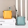 Storage Bottles Round Make Up Brush Container Bag Holder Desktop Pen Pot Bucket Cosmetic