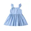 Girl Dresses 2022 Four Seasons Stylish And Cute Girls Sling Stitching Mesh Dress Princess Tutu Skirt Baby Clothes