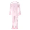 Women's Sleepwear Womens Two Piece Pajama Set Women Long Tops 2 Sleeve Camis Pants Slipper Socks For Girls Size 3