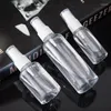 Storage Bottles 30/50/100 Ml Portable Refillable Empty Transparent Travel Spray Plastic Bottle Atomizer Mini Design Liquid Dispense