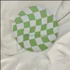 Andra servis Nordiska ins keramiska checkerboard älskar vattenabsorptionspott kopp kudd rep resistent bord stora droppleverans hem otl9q