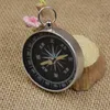 Outdoor Gadgets 2022 Mini Pocket Compass Switch Lightweight Key Chain Metal Gift Stainless Steel Waterproof Camping Hiking Tools