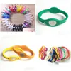 Bangle 20 pièces Bracelet d'énergie de puissance d'ion négatif Sile mode Bracelets de Sport durables Nce Bracelets de thérapie magnétique Y07091119454 271D