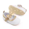 Premiers Marcheurs Enfants Bébé Filles Princesse Chaussures Bowknot Antidérapant Plat Semelle Souple Chaussures Marche 0-12 Mois Lovely Born Mocassins