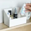 스토리지 박스 미러 캐비닛 욕실 세면대를위한 일본 스타일의 화장품 주최자 6 개의 디스손과 함께하는 메이크업 메이크업 브러시 스트론 상자