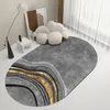 Carpets Modern Minimalist Special-shaped Living Room Carpet Light Luxury Home Decoration Oval Bedroom Rugs El Lounge Rug Customized