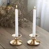 Kerzenhalter 2 stücke Metall Kerzenständer Dekoration Gold Galvanik Duftende Tasse Europa Stil Home Restaurant Dekor